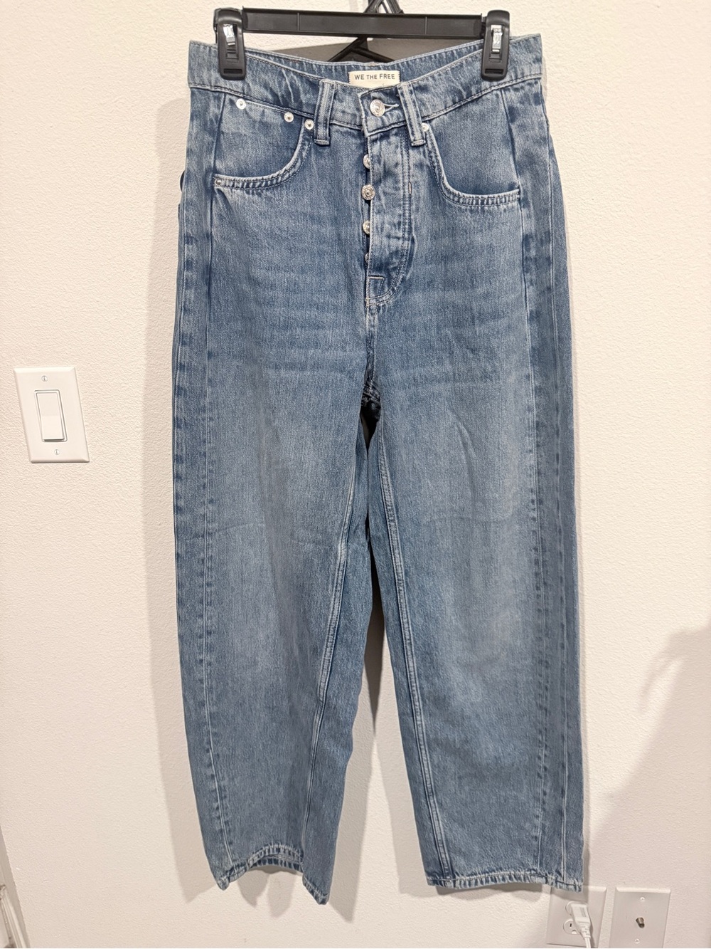 Free People We The Free Truro Baggy Puddle Jeans - Picture 2 of 5